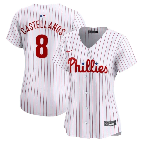 Nick castellanos philadelphia phillies nike womens home limited player jersey White