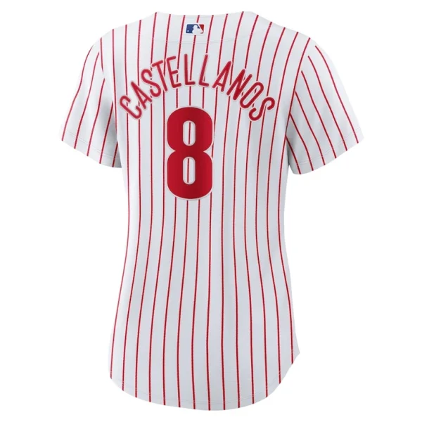 Nick castellanos philadelphia phillies nike womens home replica player jersey White L
