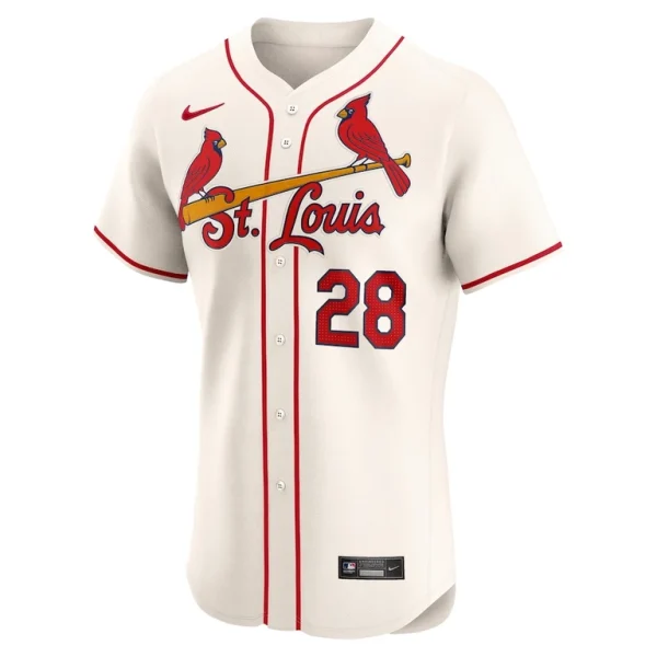 Nolan arenado st. louis cardinals nike alternate elite player jersey Cream 44