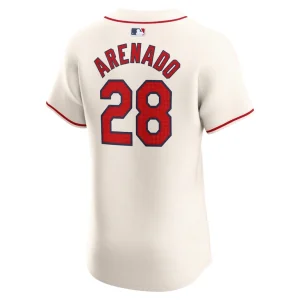 Nolan arenado st. louis cardinals nike alternate elite player jersey Cream 48