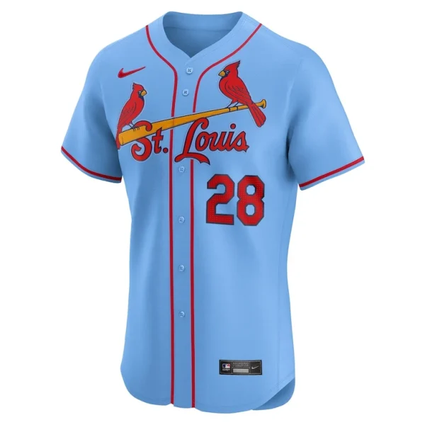 Nolan arenado st. louis cardinals nike alternate elite player jersey Light blue 44