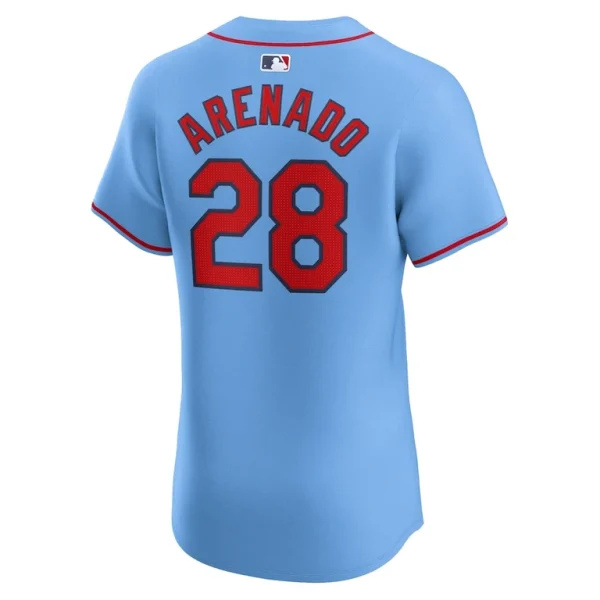 Nolan arenado st. louis cardinals nike alternate elite player jersey Light blue 48