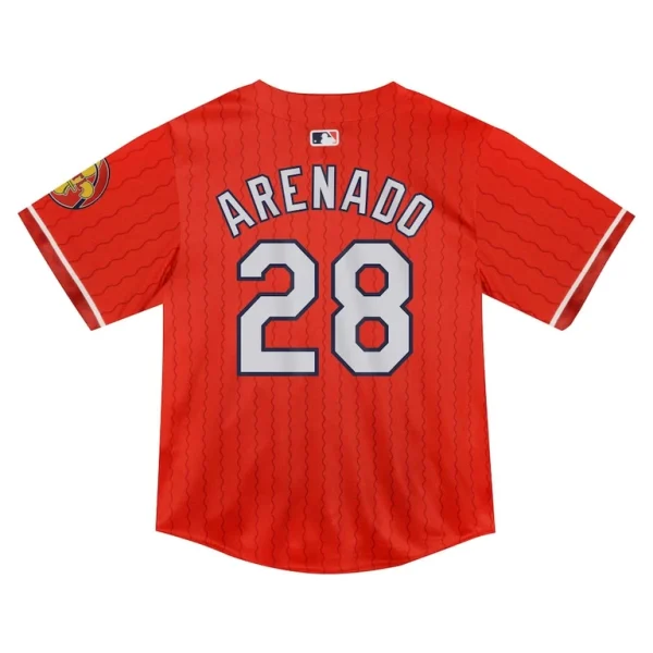 Nolan arenado st. louis cardinals nike infant 2024 city connect limited player jersey Red 24 MO