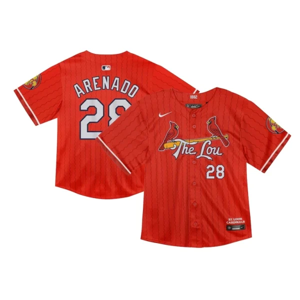 Nolan arenado st. louis cardinals nike infant 2024 city connect limited player jersey Red