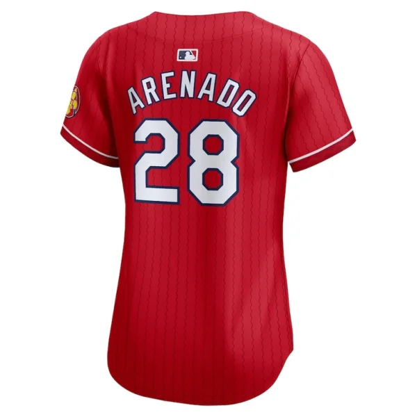 Nolan arenado st. louis cardinals nike womens 2024 city connect limited player jersey Red L