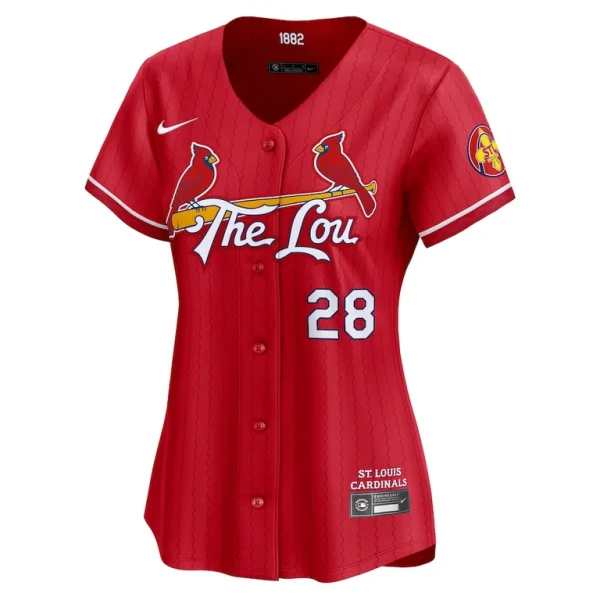 Nolan arenado st. louis cardinals nike womens 2024 city connect limited player jersey Red M