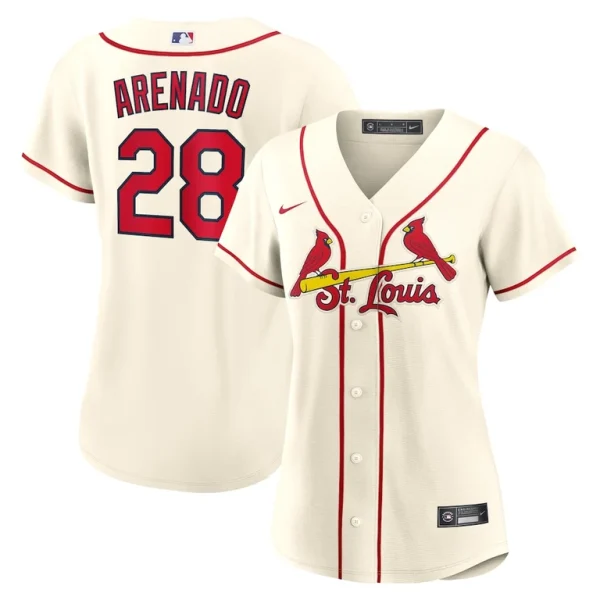 Nolan arenado st. louis cardinals nike womens alternate replica player jersey Cream