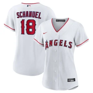 Nolan schanuel los angeles angels nike womens home replica jersey White
