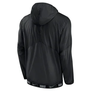 Philadelphia phillies nike authentic night game performance half zip windbreaker Black L