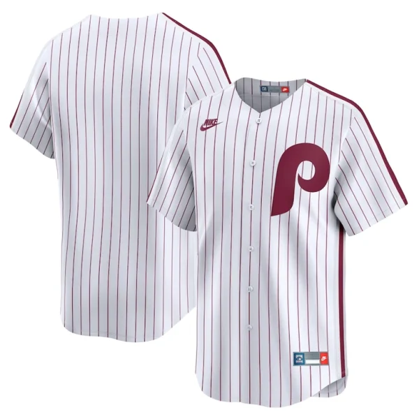 Philadelphia phillies nike cooperstown collection limited jersey White