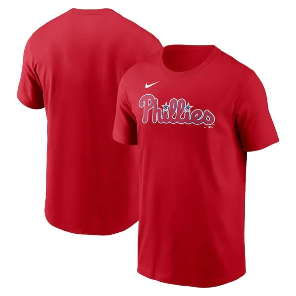 Philadelphia phillies nike fuse wordmark t shirt Red