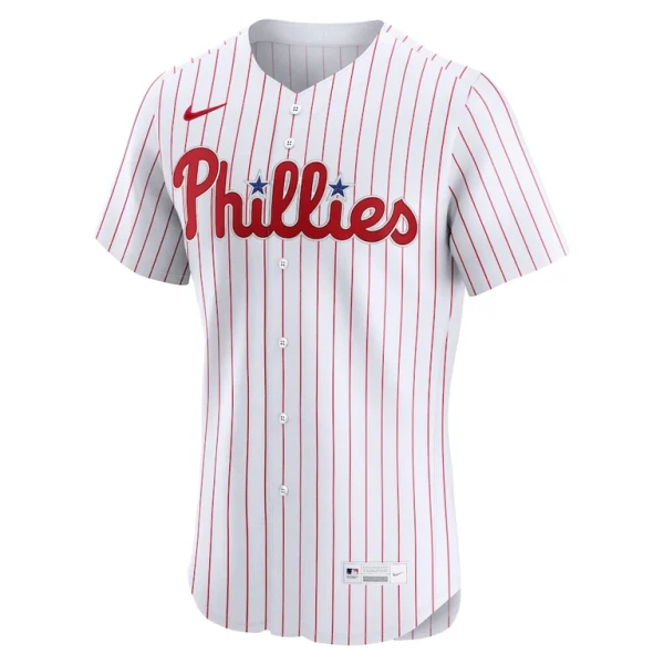 Philadelphia phillies nike home elite custom jersey White 44