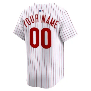Philadelphia phillies nike home limited custom jersey White L