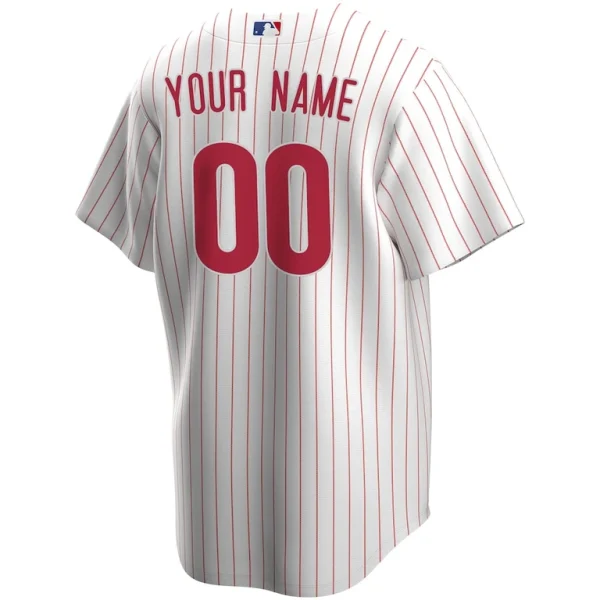 Philadelphia phillies nike home replica custom jersey White L