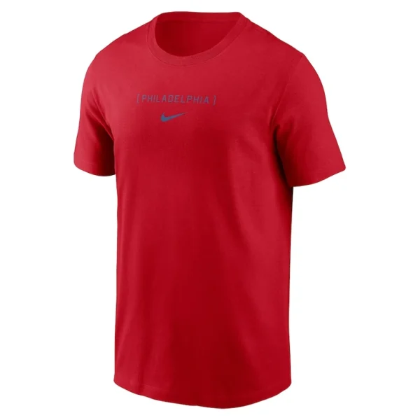 Philadelphia phillies nike large logo back stack t shirt Red M