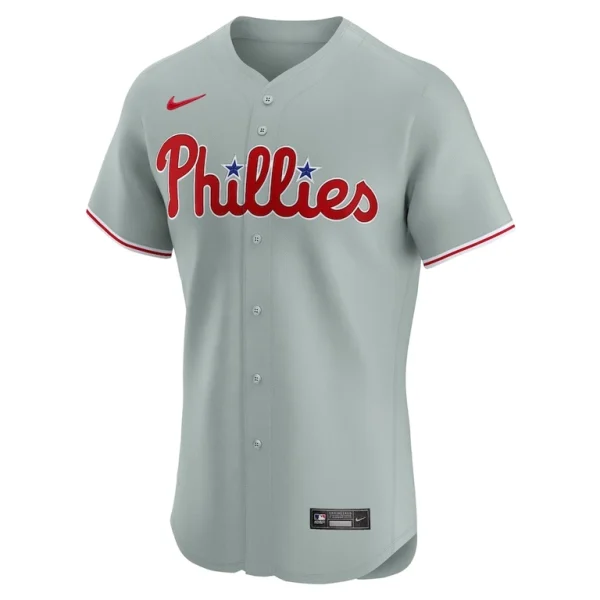 Philadelphia phillies nike road elite jersey Gray 44