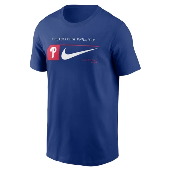 Philadelphia phillies nike team swoosh lockup t shirt Royal M
