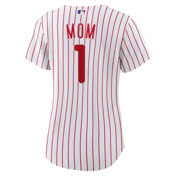 Philadelphia phillies nike womens 1 mom home replica jersey White L