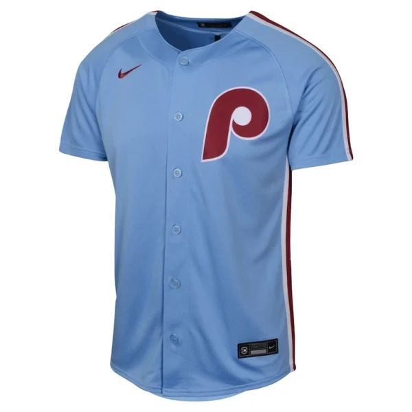 Philadelphia phillies nike youth alternate limited jersey Light blue Yth M