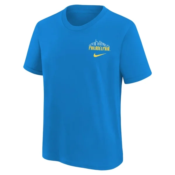 Philadelphia phillies nike youth city connect t shirt Blue Yth M