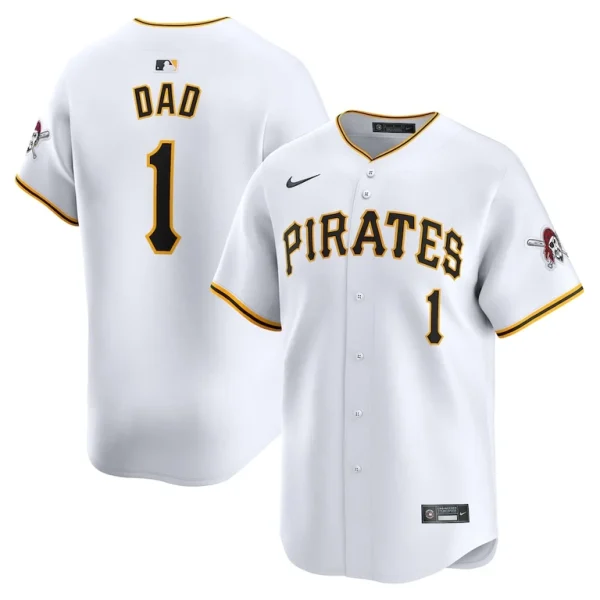 Pittsburgh pirates nike 1 dad home limited jersey White