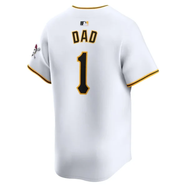 Pittsburgh pirates nike 1 dad home limited jersey White L