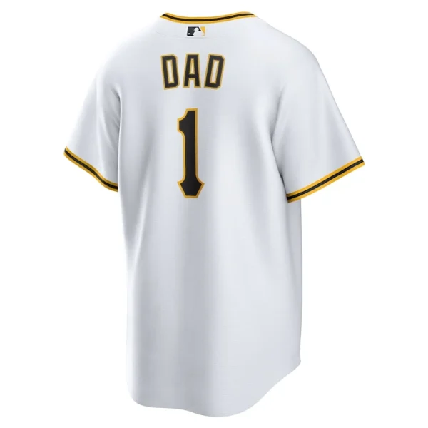 Pittsburgh pirates nike 1 dad home replica jersey White L