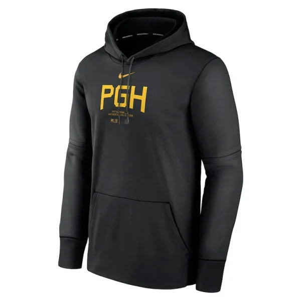 Pittsburgh pirates nike authentic collection city connect practice performance pullover hoodie Black M