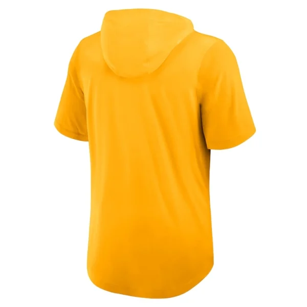 Pittsburgh pirates nike tri blend hoodie t shirt Gold L