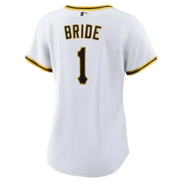 Pittsburgh pirates nike womens 1 bride home replica jersey White L