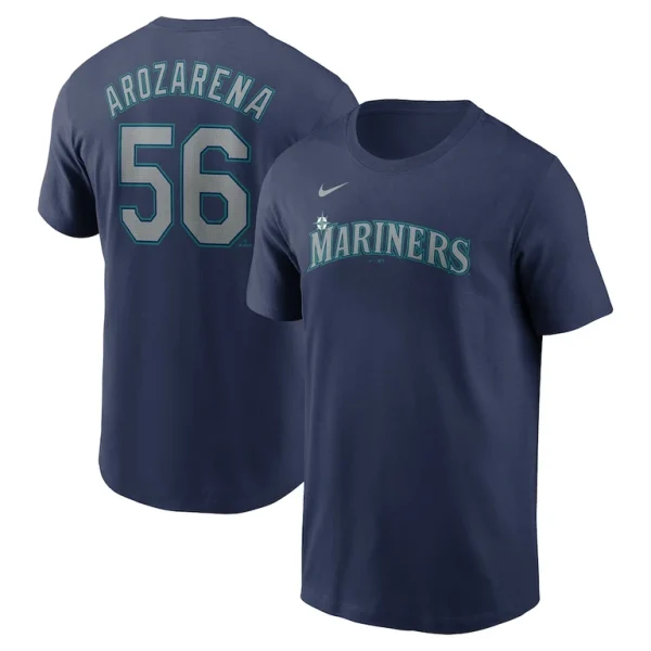 Randy arozarena seattle mariners nike fuse name number t shirt Navy