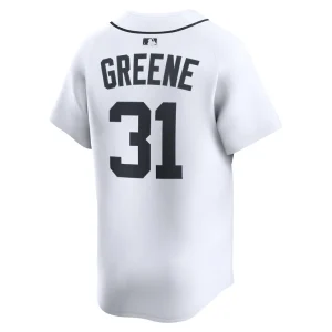 Riley greene detroit tigers nike home limited player jersey White L