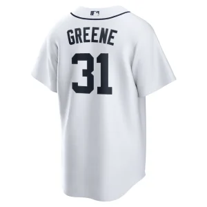 Riley greene detroit tigers nike replica player jersey White L