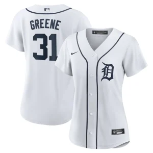 Riley greene detroit tigers nike womens home replica player jersey White