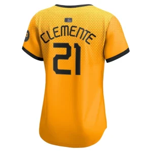 Roberto clemente pittsburgh pirates nike womens city connect limited player jersey no color Multi L
