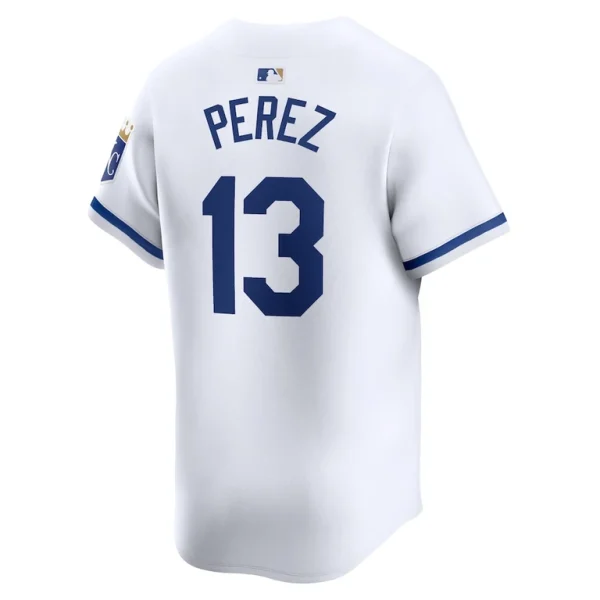 Salvador perez kansas city royals nike home limited player jersey White L