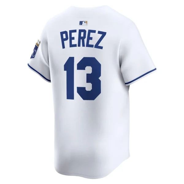 Salvador perez kansas city royals nike home limited player jersey White L