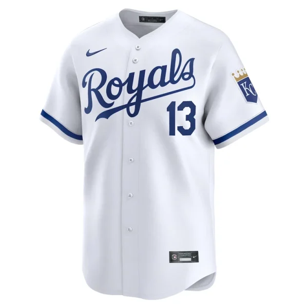 Salvador perez kansas city royals nike home limited player jersey White M