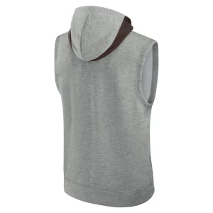San diego padres nike authentic collection early work performance sleeveless pullover hoodie Heather gray L