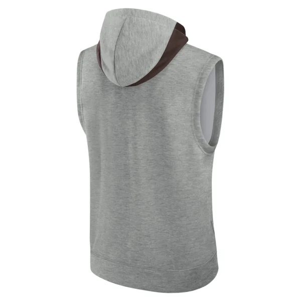 San diego padres nike authentic collection early work performance sleeveless pullover hoodie Heather gray L