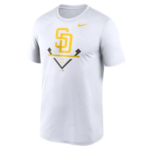 San diego padres nike icon legend performance t shirt White M