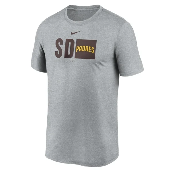San diego padres nike tricode legend t shirt Heather gray M