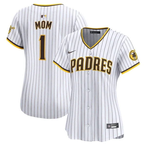 San diego padres nike womens 1 mom home limited jersey White