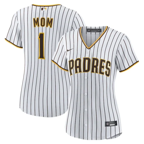 San diego padres nike womens 1 mom home replica jersey White