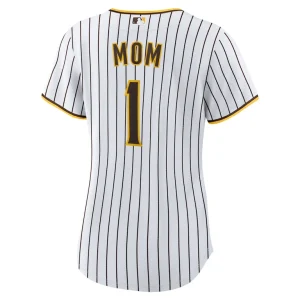 San diego padres nike womens 1 mom home replica jersey White L