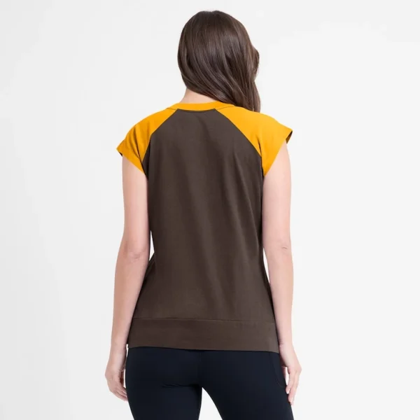 San diego padres nike womens cooperstown collection raglan performance t shirt Browngold XL