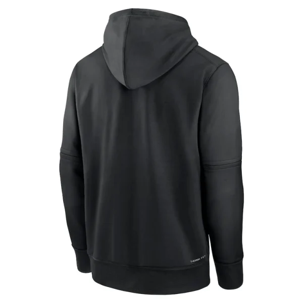 San francisco giants nike authentic collection practice performance pullover hoodie Black L
