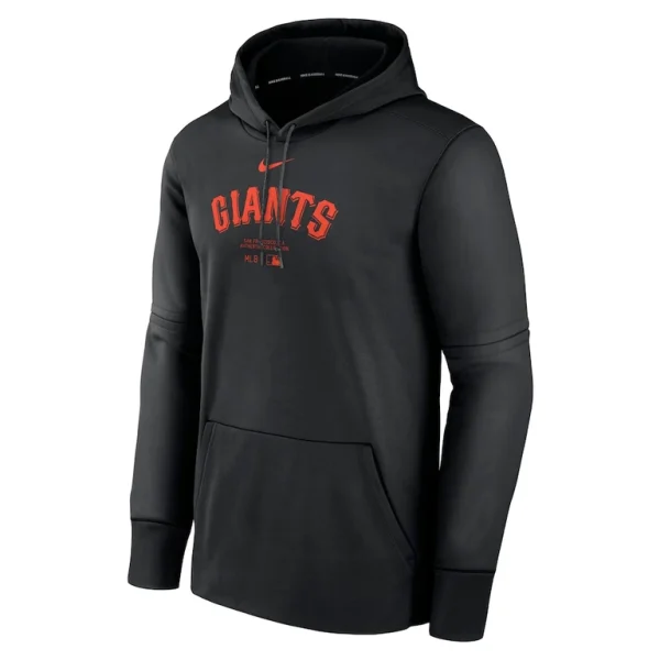 San francisco giants nike authentic collection practice performance pullover hoodie Black M