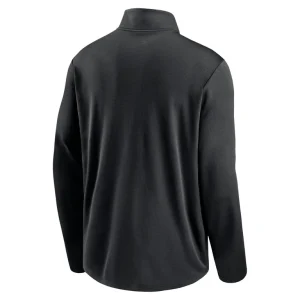 San francisco giants nike franchise logo pacer performance half zip top Black L