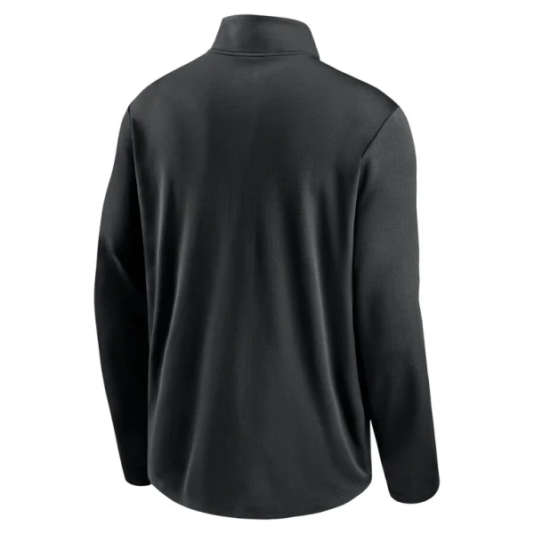 San francisco giants nike franchise logo pacer performance half zip top Black L